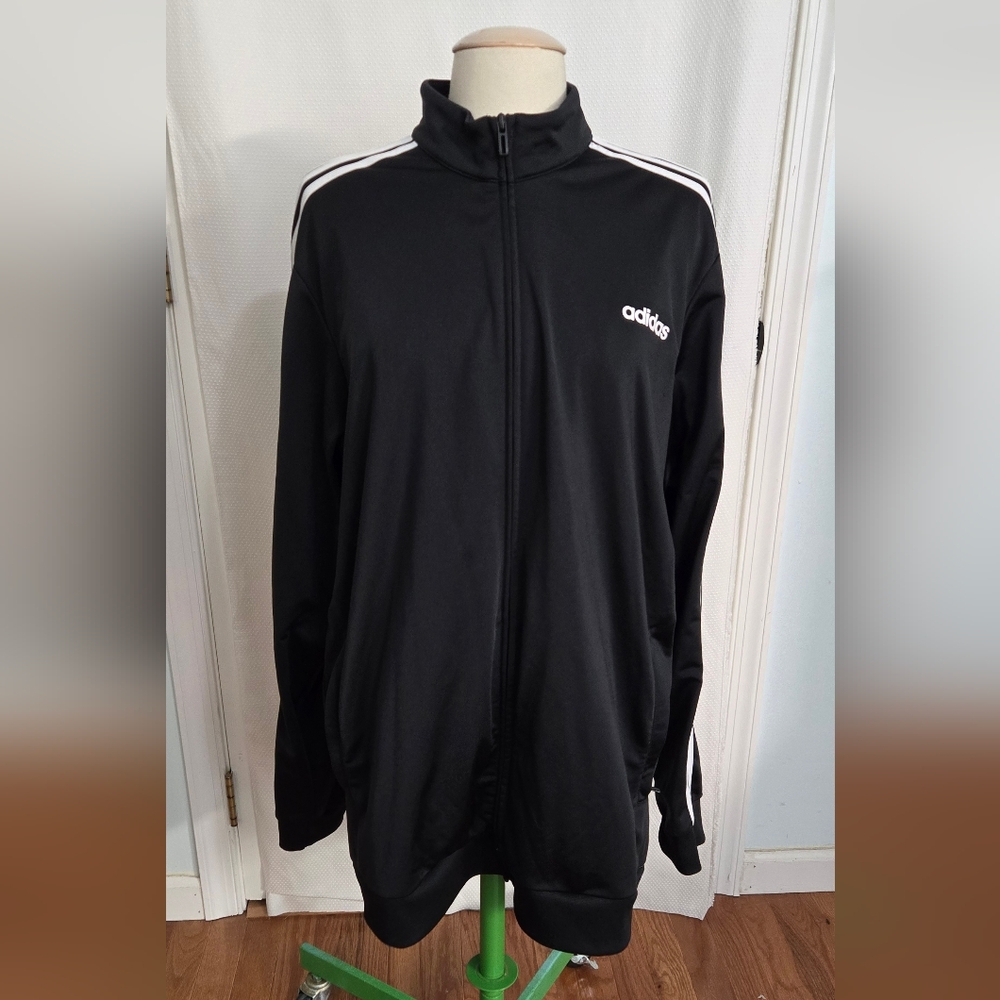 adidas Men's Essentials 3-Stripe Track Jacket - XL Tall